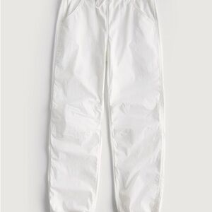 Hollister Womens Adjustable Rise Baggy Parachute Pants